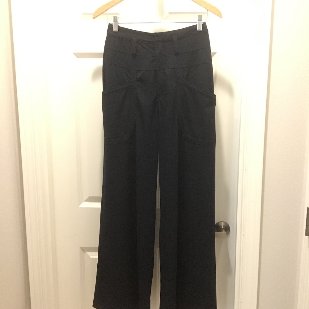 Reborn Navy High Waisted Pants